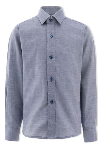 Moustache Oxford organic cotton dress shirt - Blau