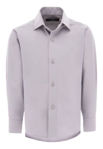 Moustache solid-color dress shirt - Grau