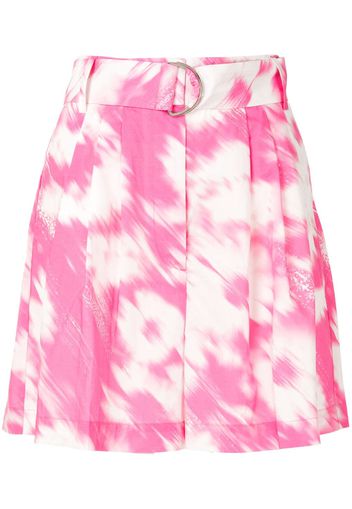 MSGM Shorts mit Print - Rosa