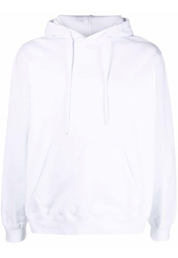 MSGM logo-print hooded jumper - Weiß