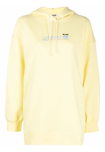 MSGM Hoodie aus Bio-Baumwolle - Gelb