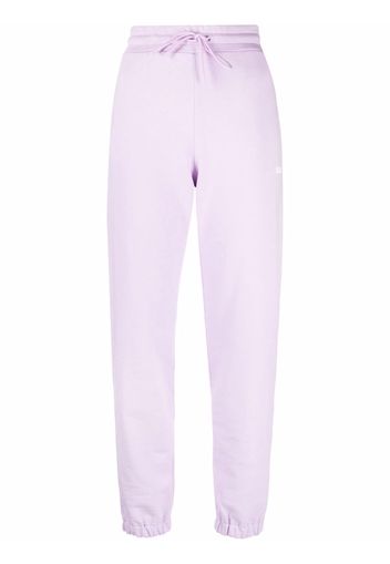 MSGM logo-print track pants - Violett