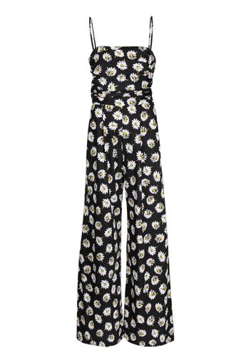 MSGM Jumpsuit mit Print - Schwarz