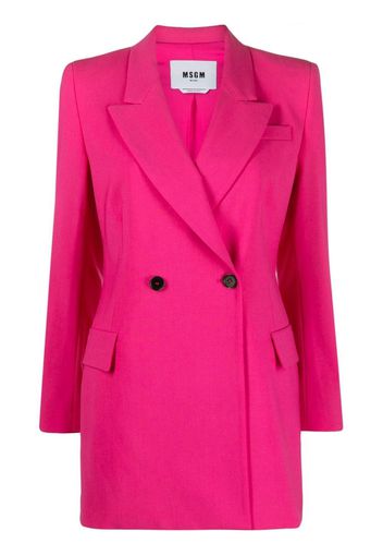 MSGM double-breasted tailored blazer - Rosa