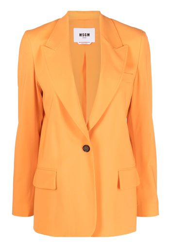 MSGM single-breasted blazer - Orange