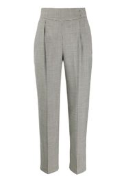 MSGM Taillenhose mit Hahnentrittmuster - Schwarz
