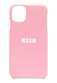 MSGM iPhone 11-Hülle mit Logo-Print - Rosa