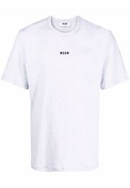 MSGM T-Shirt mit Logo-Print - Weiß