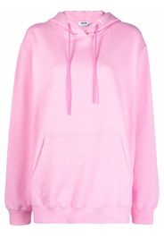 MSGM Hoodie im Oversized-Look - Rosa