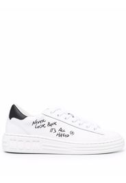 MSGM Never Look Back Sneakers - Weiß