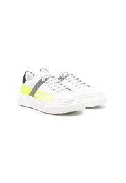 MSGM Kids TEEN logo-print lace-up sneakers - Weiß
