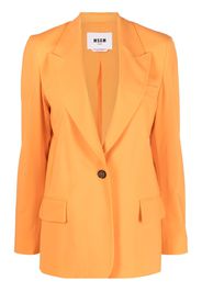 MSGM single-breasted blazer - Orange