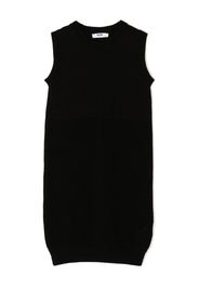 MSGM Kids sleeveless tricot-knit dress - Schwarz