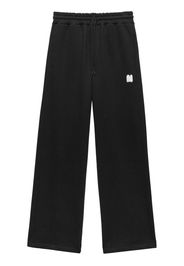 MSGM Jogginghose mit Logo-Patch - Schwarz