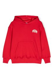 MSGM Kids Klassischer Hoodie - Rot