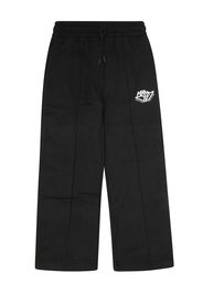 MSGM Kids logo-print joggers - Schwarz