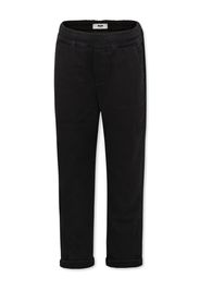 MSGM Kids elasticated-waist trousers - Schwarz