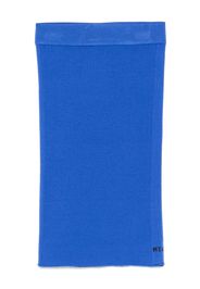 MSGM Kids Midirock aus geripptem Strick - Blau