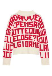 MSGM x Caterina Frongia long-sleeve sweater - Nude