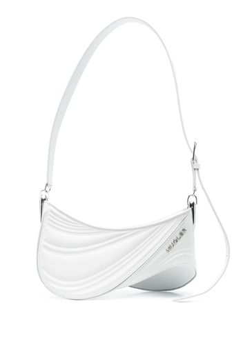 Mugler Spiral Curve 01 shoulder bag - Weiß