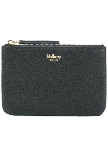 Mulberry Portemonnaie mit Reißverschluss - Schwarz