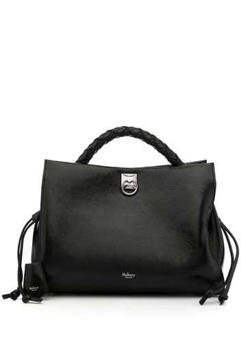 Mulberry Iris Schultertasche - Schwarz