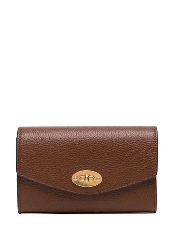 Mulberry Darley medium leather wallet - Braun