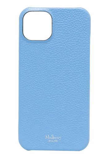 Mulberry iPhone 13 Classic Grain case - Blau