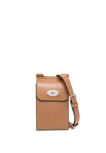 Mulberry mini Antony leather crossbody bag - Braun