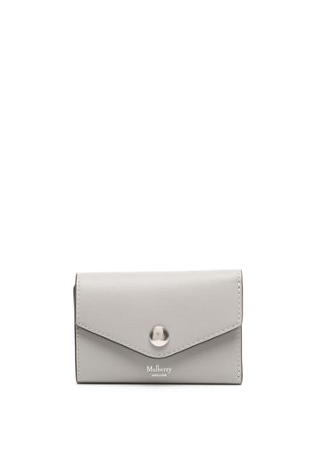 Mulberry grained leather wallet - Grau