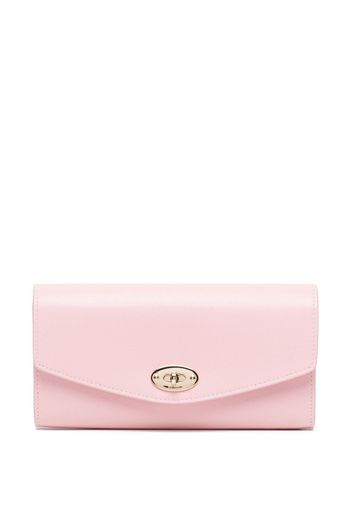 Mulberry Darley grained leather wallet - Rosa