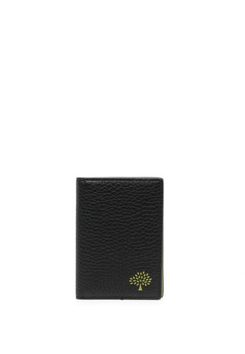 Mulberry two-tone grained wallet - Schwarz