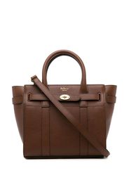 Mulberry mini Bayswater grained bag - Braun