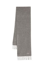 Mulberry Cashmere Scarf 30 x 195 - Grau