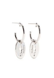 Mulberry Bayswater hoop earrings - Silber