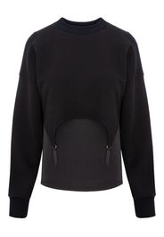 Murmur Sweatshirt mit Cut-Out - Schwarz