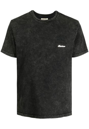 Musium Div. acid-wash short-sleeve T-shirt - Grau