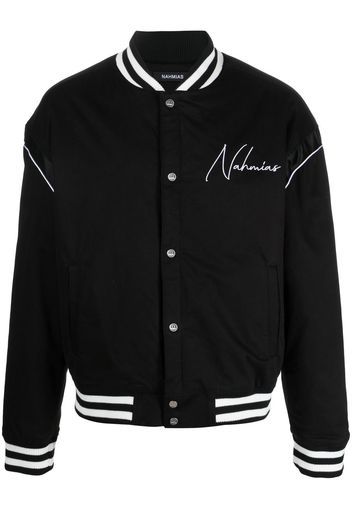 Nahmias graphic-print bomber jacket - Schwarz