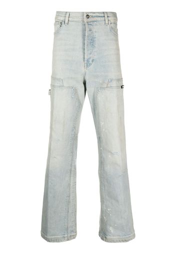 Nahmias straight-leg panelled jeans - Blau