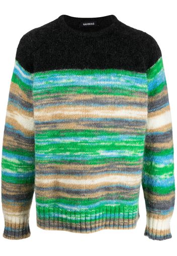 Nahmias intarsia-knit sweatshirt - Schwarz