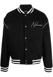 Nahmias graphic-print bomber jacket - Schwarz