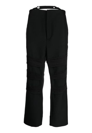 Namacheko concealed front-fastening trousers - Schwarz