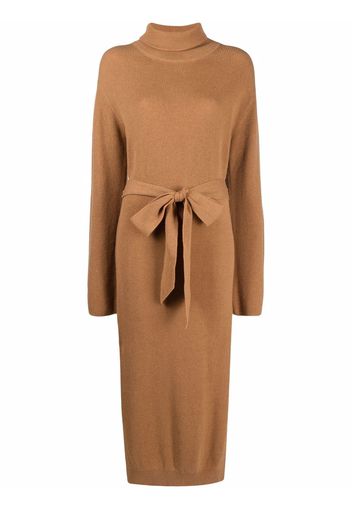 Nanushka belted knitted dress - Braun