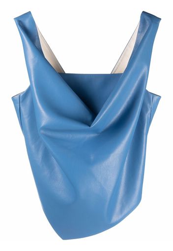 Nanushka Drapiertes Top - Blau