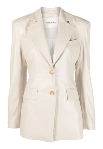 Nanushka Hathi single-breasted blazer - Nude