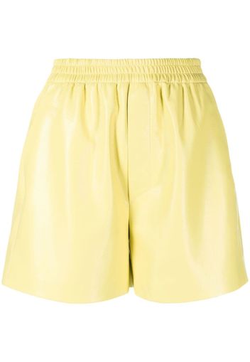 Nanushka Shorts mit Stretchbund - Gelb