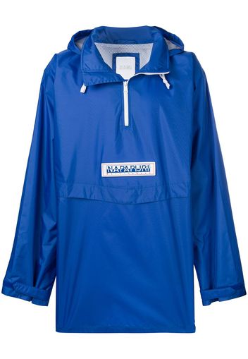 Napa By Martine Rose Regenjacke mit Logo - Blau