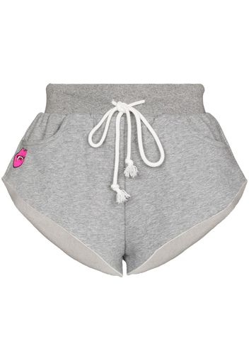 Natasha Zinko Joggingshorts mit Patches - Grau