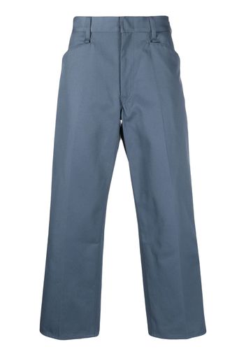 Neighborhood cropped wide-leg trousers - Blau