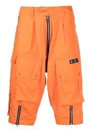 Neighborhood Airborne Shorts mit tiefem Schritt - Orange